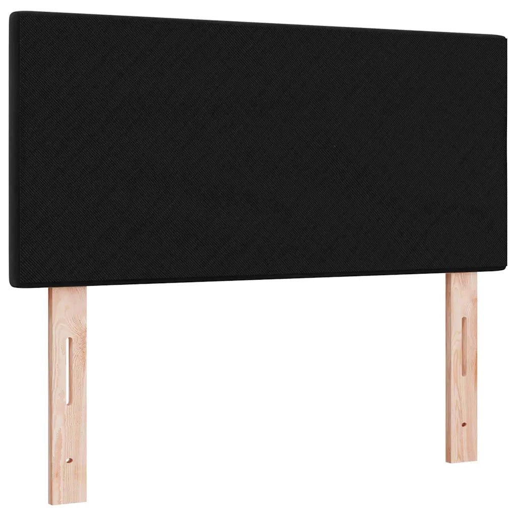 Testiera | Testata LED con strisce LED Nero 90 cm Velluto