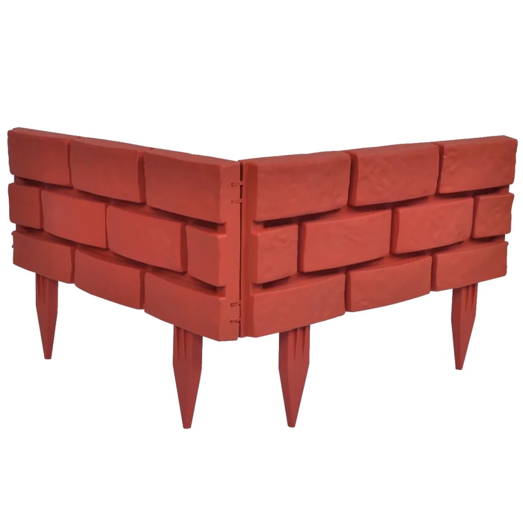 Divisorio Ambienti | Divider per stanze | Paravento per Prato con Design a Mattoni 11 pz