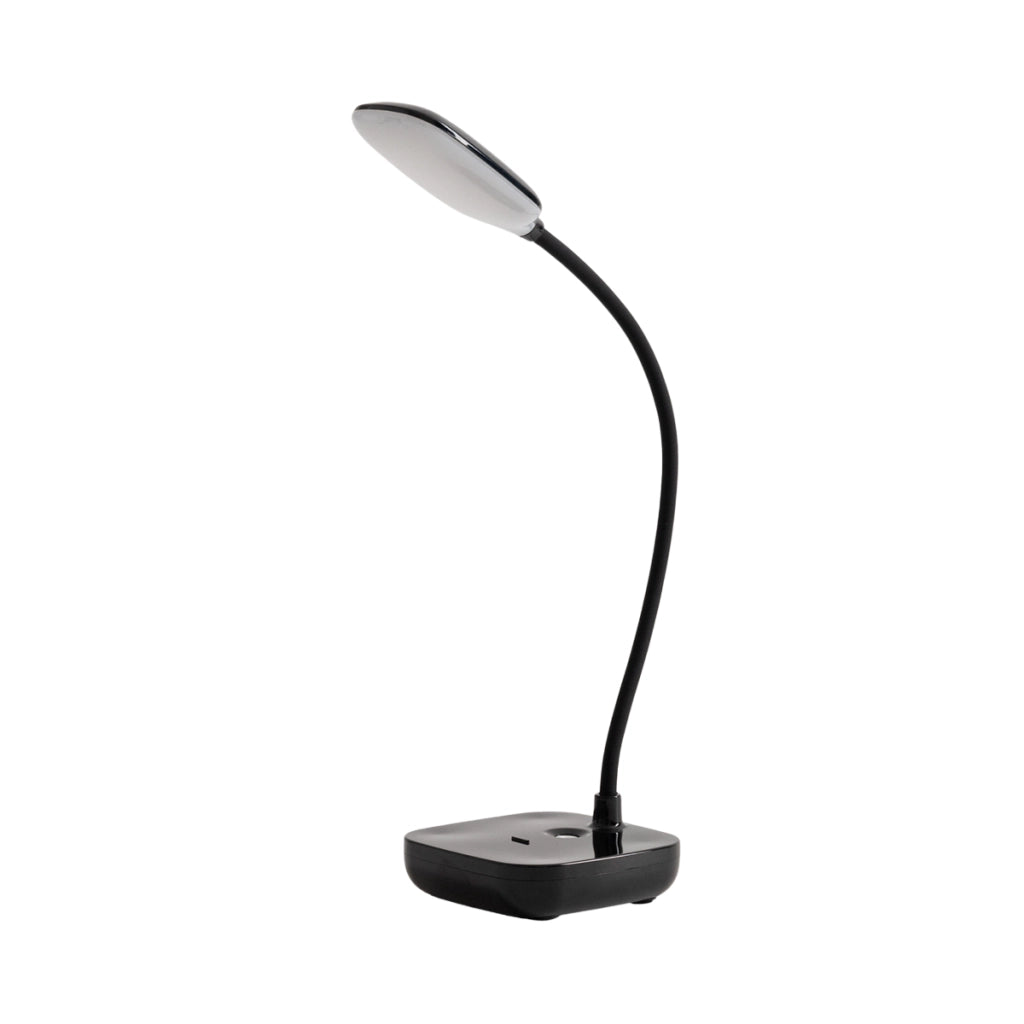 Lampada da scrivania nera flessibile LED 7W Zuma Line