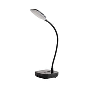 Lampada da scrivania nera flessibile LED 7W Zuma Line