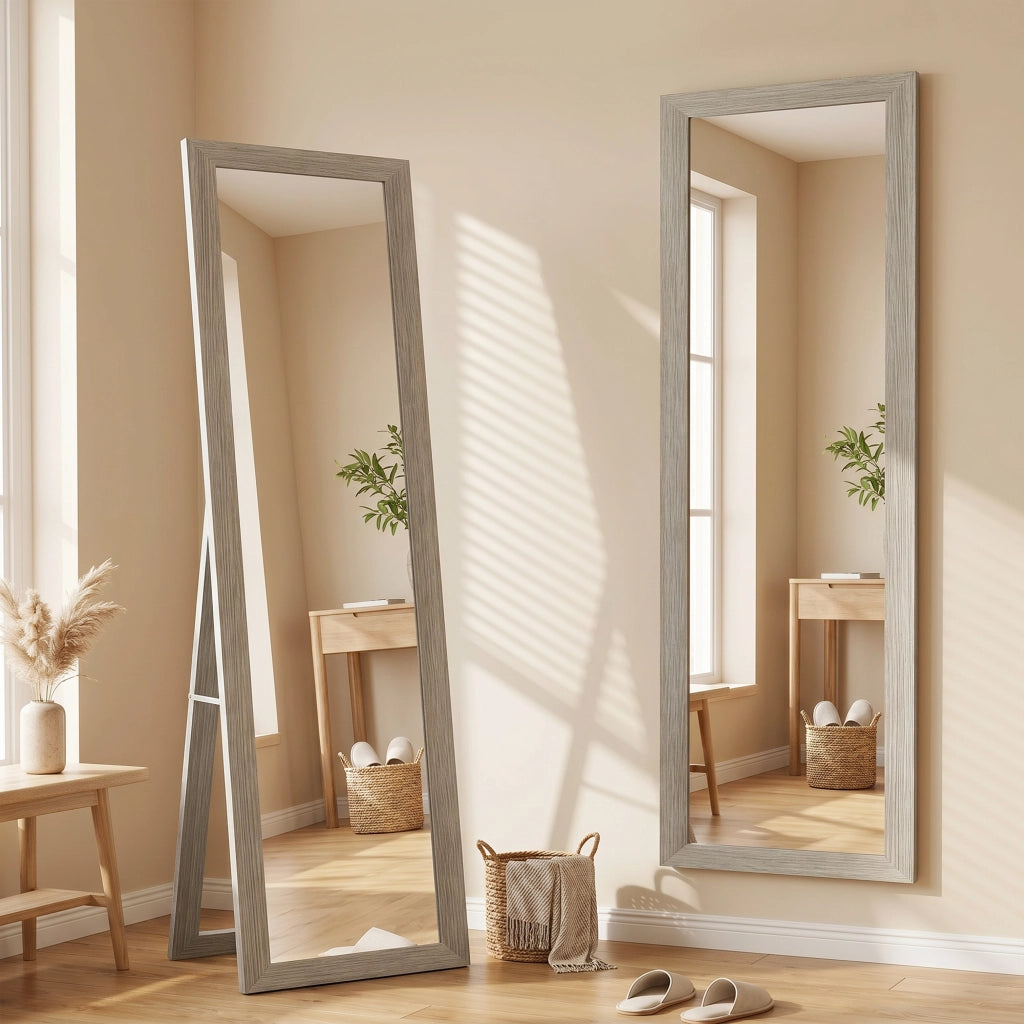Specchio a Pieno Corpo ¨C zephmum ¨C Grigio 37x157 cm