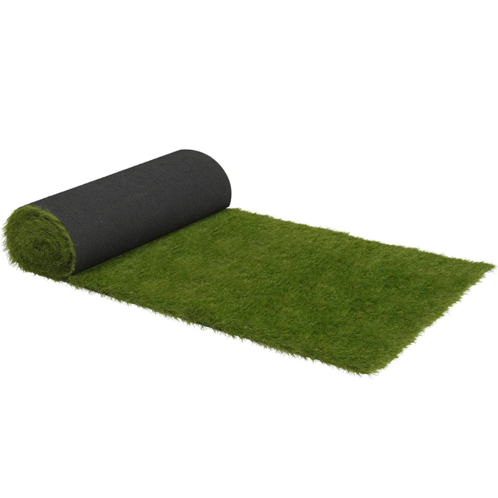IDMarket - Erba artificiale 1x10 M spessore 40 mm per giardino e balcone