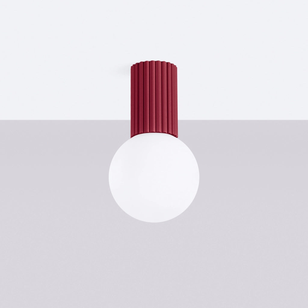 Lampada da soffitto HALO bordeaux IP44