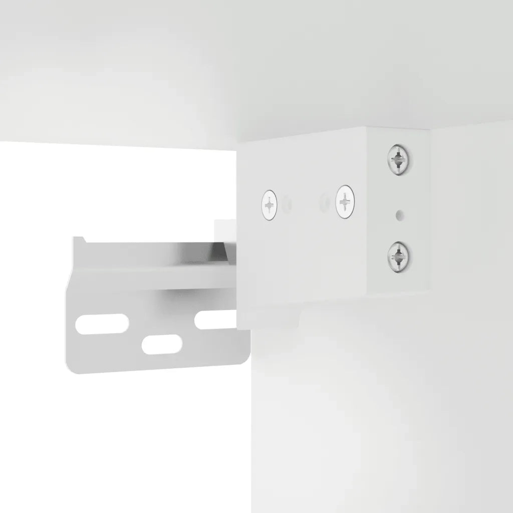 Armadietto a Muro | Mobili a Parete 2 pz Bianchi 69,5x34x90 cm