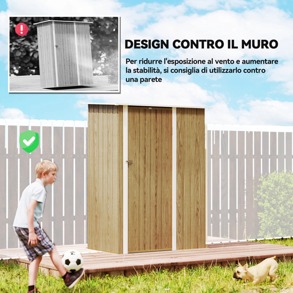Capanno Attrezzi ¨C Minimal ¨C Legno 142x86x189 cm