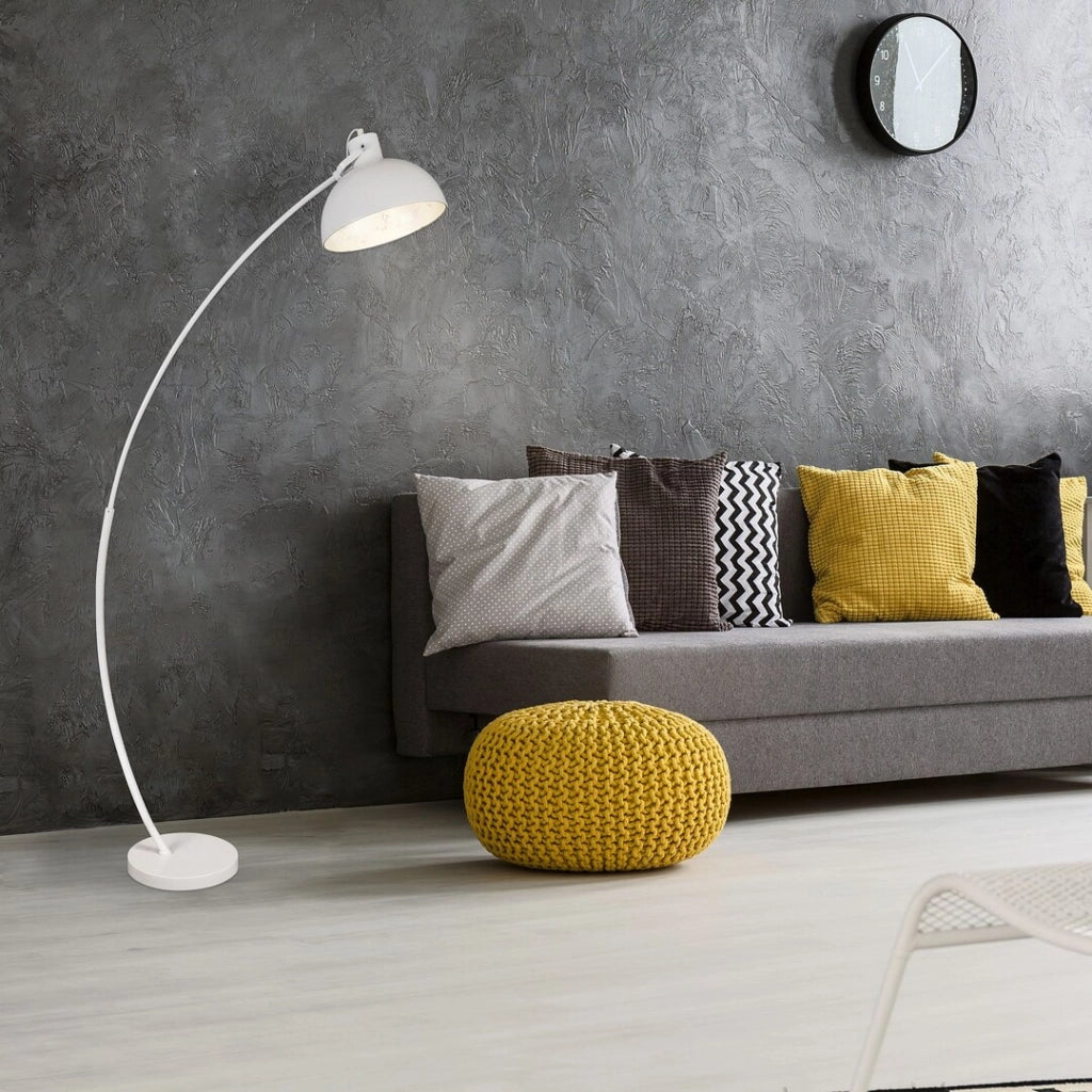Lampada da terra ad arco E27 1x60W bianca Rabalux Otto