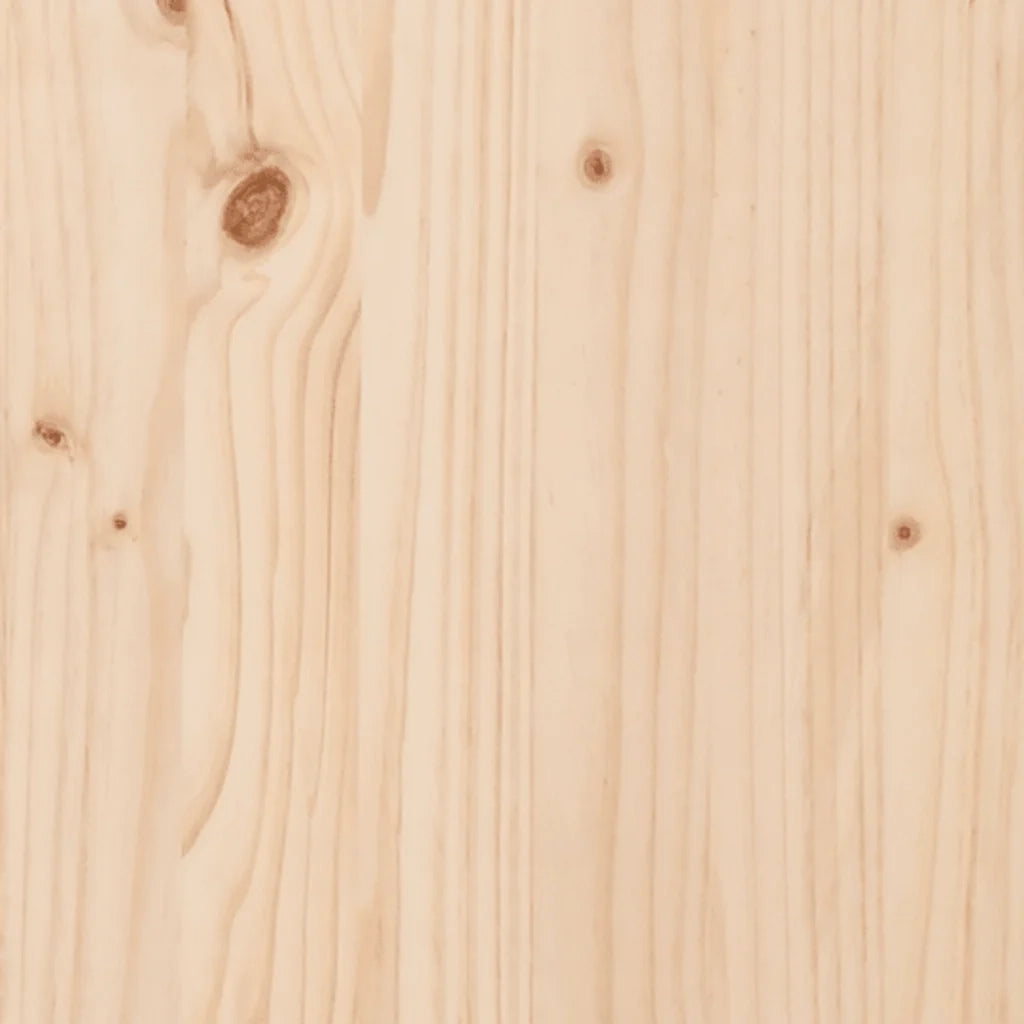 Letto matrimoniale | Letto per adulti | Giroletto senza Materasso in Legno Massello 200x200 cm
