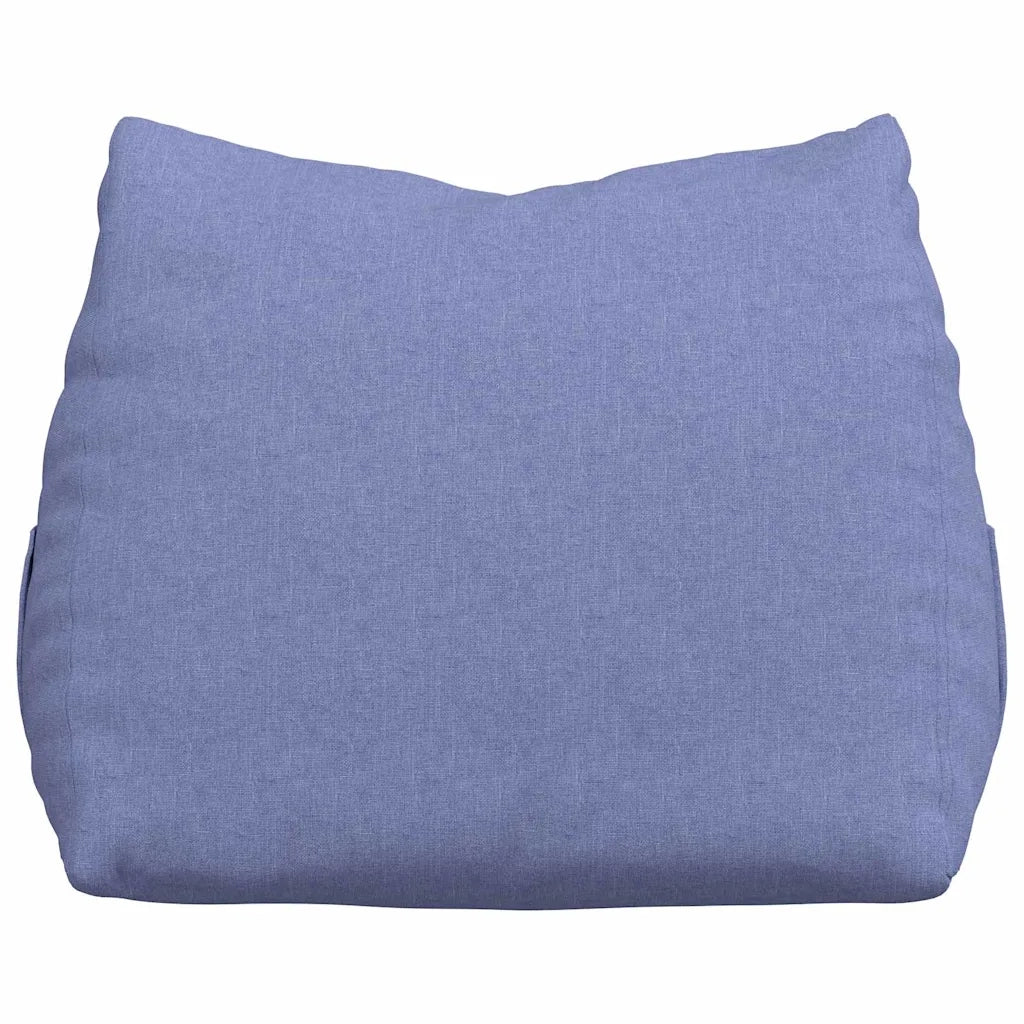 Cuscino per Schiena Blu jeans 60 x 20 x 50 cm Tessuto 42015045