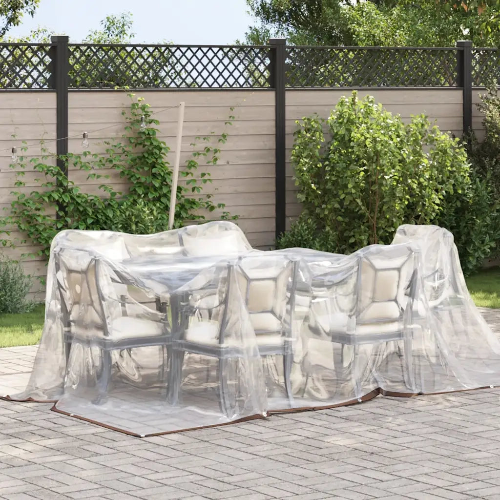 Telone trasparente con occhielli 3x4 m in polietilene 4018556