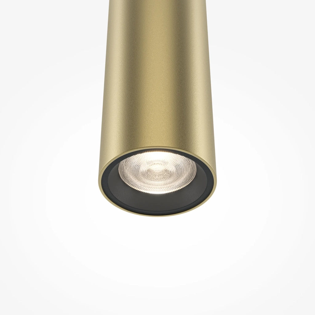 Maytoni Sospensione moderna Pro Base 1 luce LED integrato oro metallo