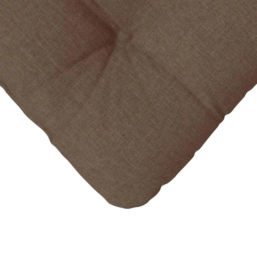 Cuscini per Seduta 4 pcs Marrone 40 x 40 x 12 cm Tessuto 42015064