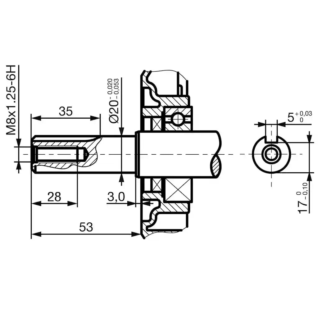 Motore a Benzina Nero 6,5 HP 4,8 kW