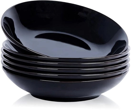 Set di piatti da servire eleganti - versatile e stivibile - 6 pezzi - ceramica - 23 cm