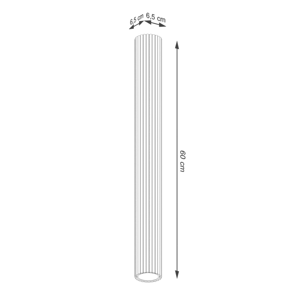 Lampada da soffitto KARBON 60 verde oliva