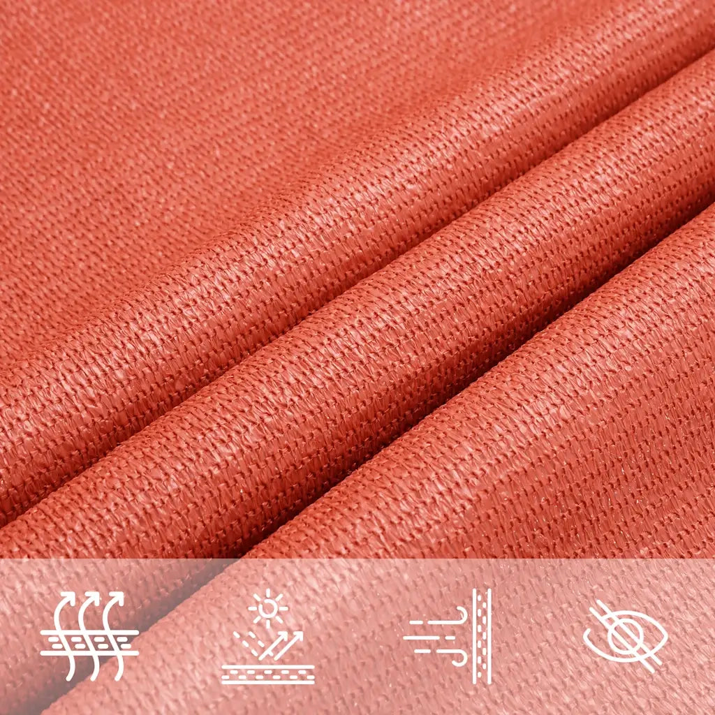 Vela Parasole 160 g/m² Terracotta 7x7 m in HDPE 311335