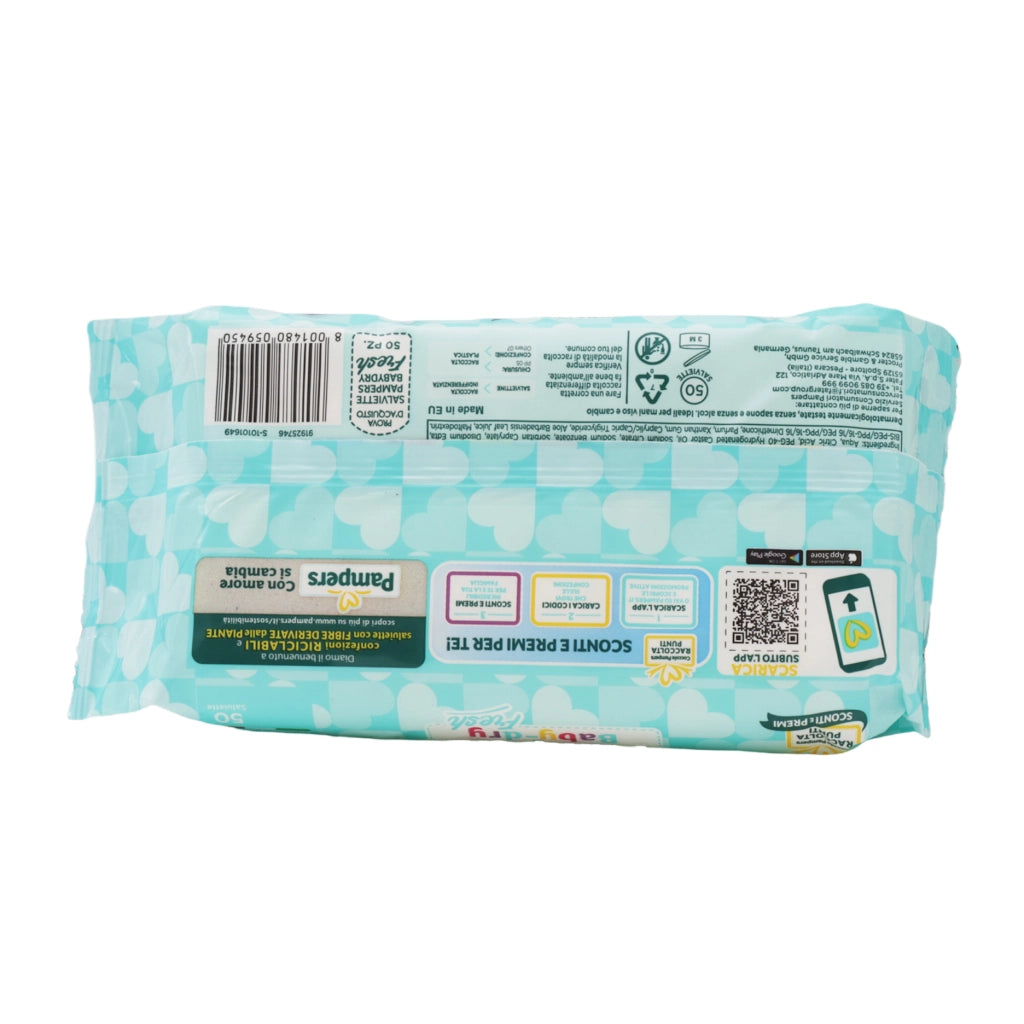 PAMPERS SALVIETTE UMIDIFICATE BAMBINI BABY FRESH 400 PZ