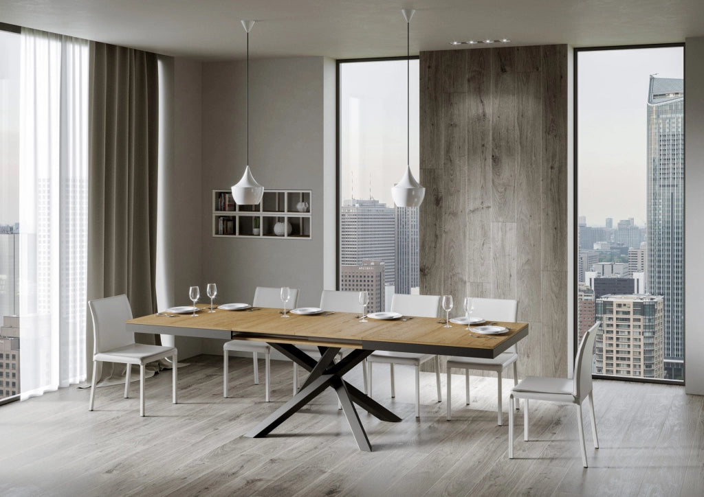 Tavolo Allungabile 160-264x90x80 cm Volantis Evolution Quercia Naturale