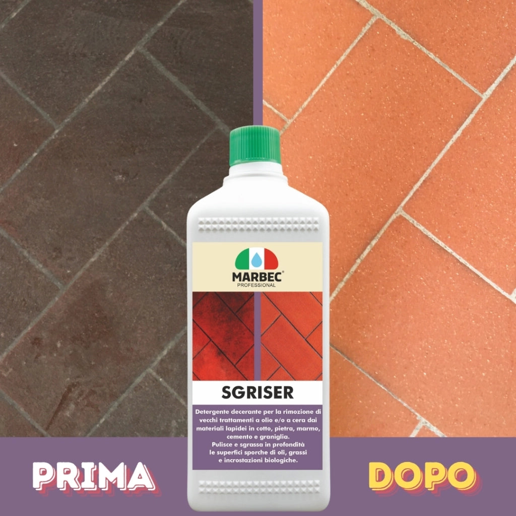 Detergente sgrassante professionale SGRISER   5LTx4Pz