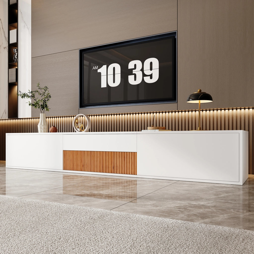 Mobile TV- design unico- supporta proiettore- 180x34x30 cm