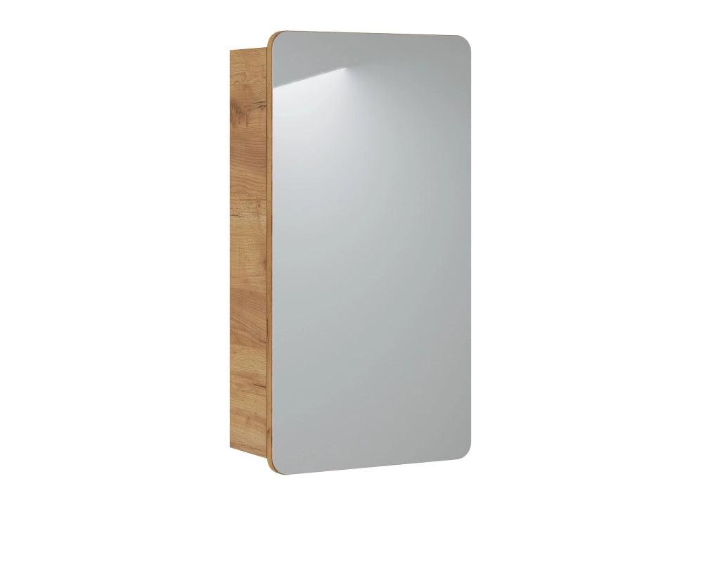 Mobile con specchio 40 cm 1 anta Aruba White 40 x 75 x 16 cm