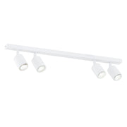 Plafoniera minimalista bianca 4 GU10 70cm Emibig Flash