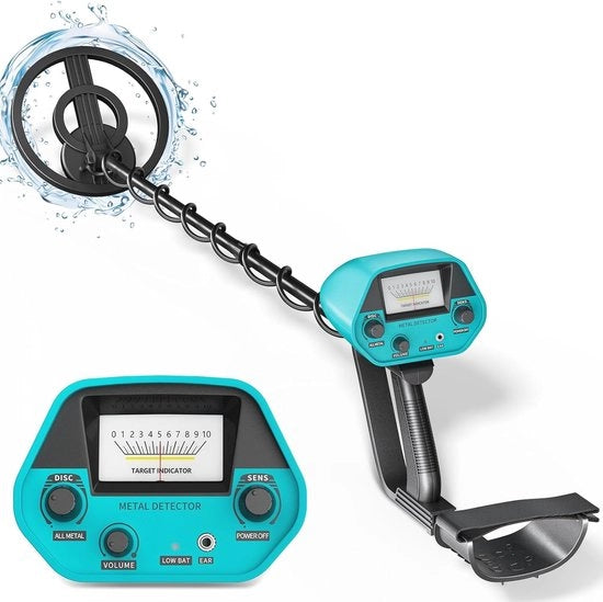Metaaldetector Acqua Resistente con Altezza Regolabile - Ideale per Bambini e Adulti