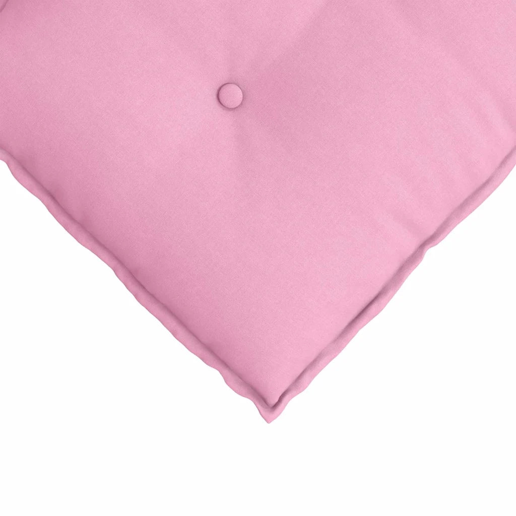 Cuscino per Schiena Rosa 50 x 19 x 45 cm Tessuto 42014630