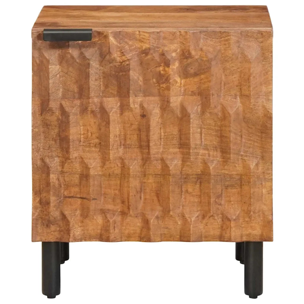 Comodino | Armadio da Notte | Mobiletto da notte Marrone 40 x 33 x 46 cm
