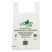Buste shopper compostabili 30x60 cm - 500 pz
