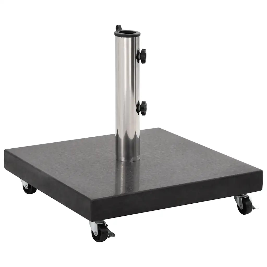 Base per Parasole in Granito 30 kg Quadrata Nera 48565