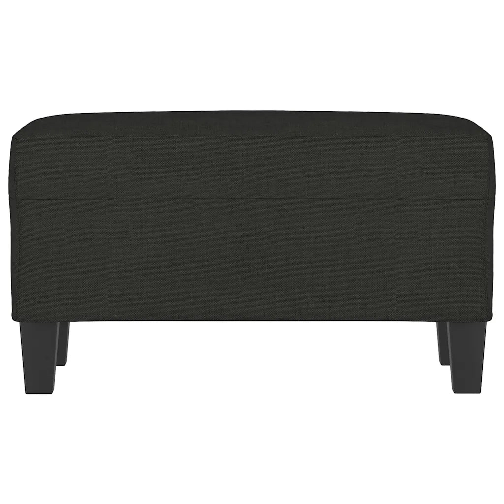 Panca Nero 70x35x41 cm in Tessuto 349435