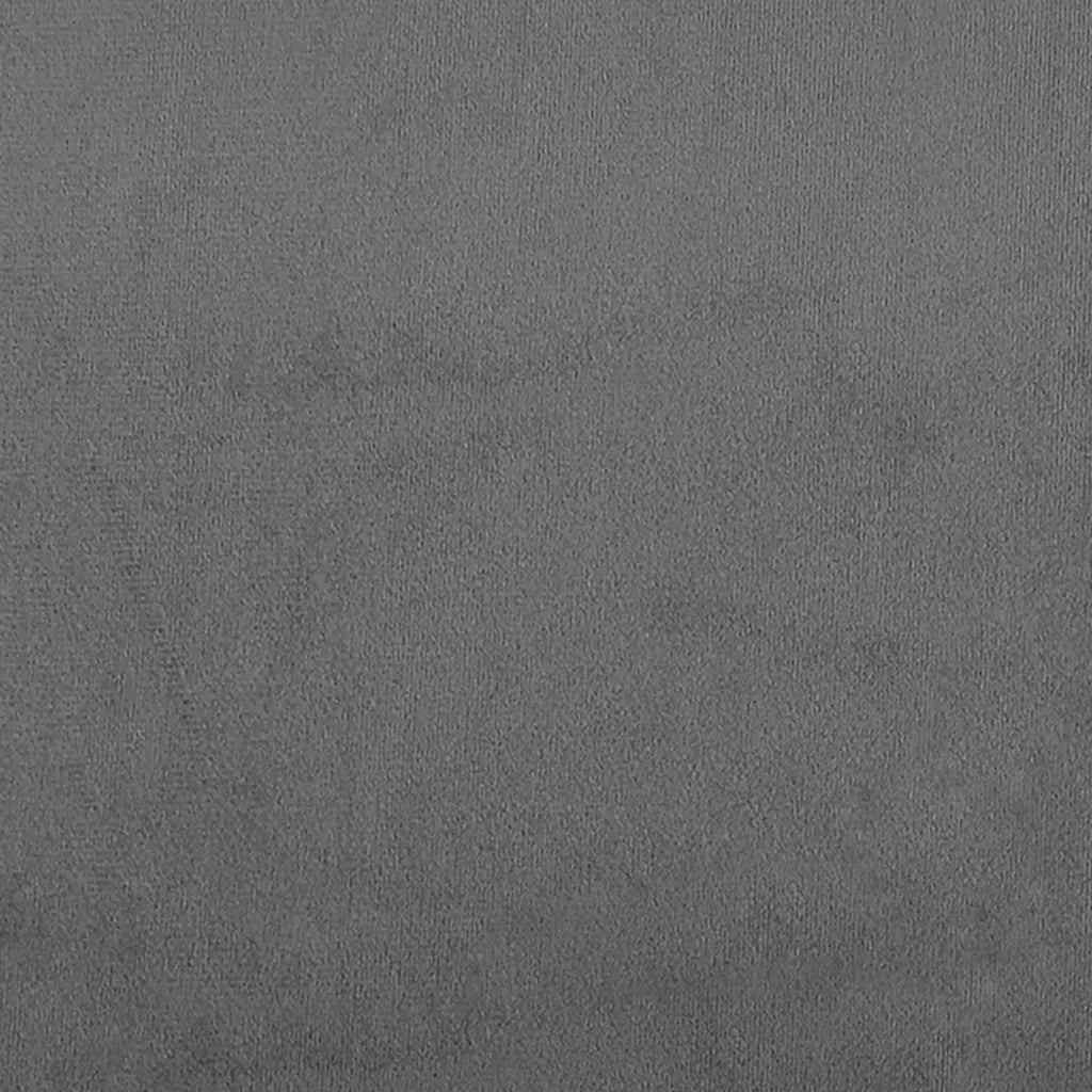Poltrona Grigio Scuro 60 cm Velluto 359510