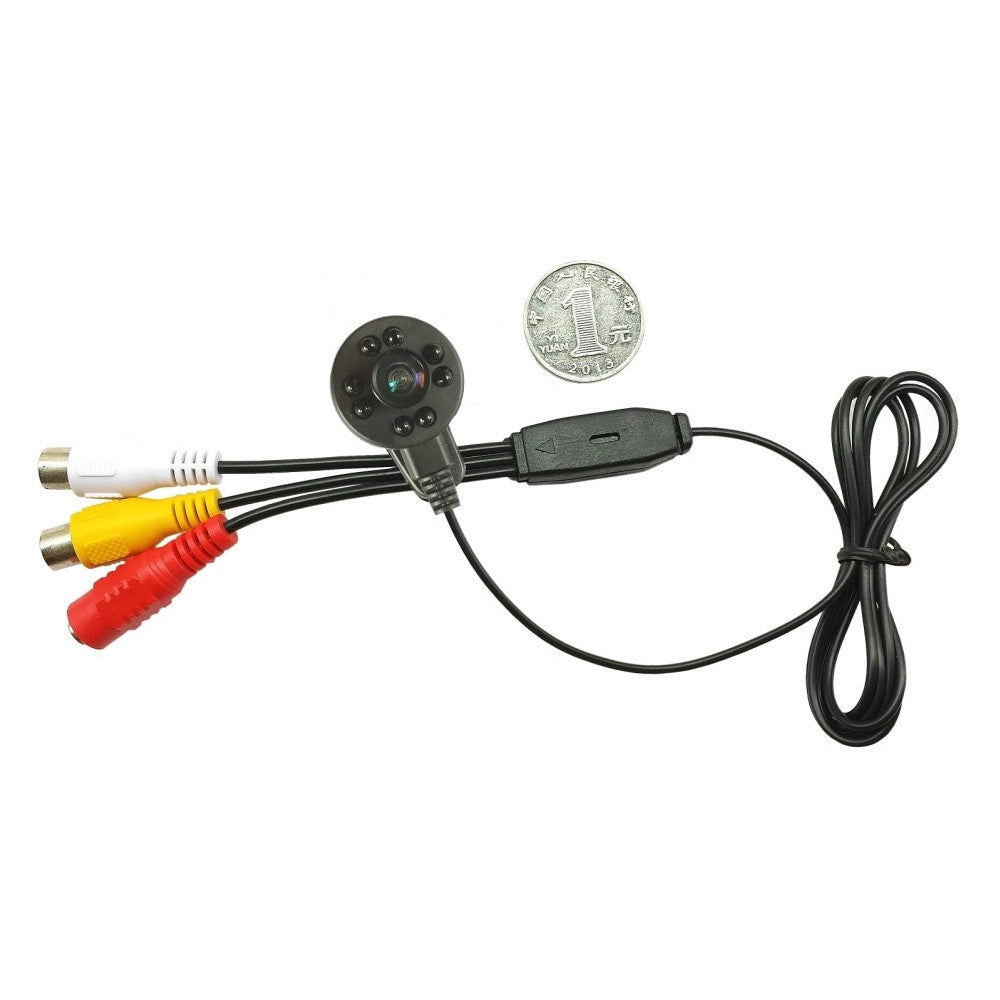 Trade Shop - Mini Micro Telecamera Camera Microfono Cam Spia Spy 8led Cmos Audio Video -