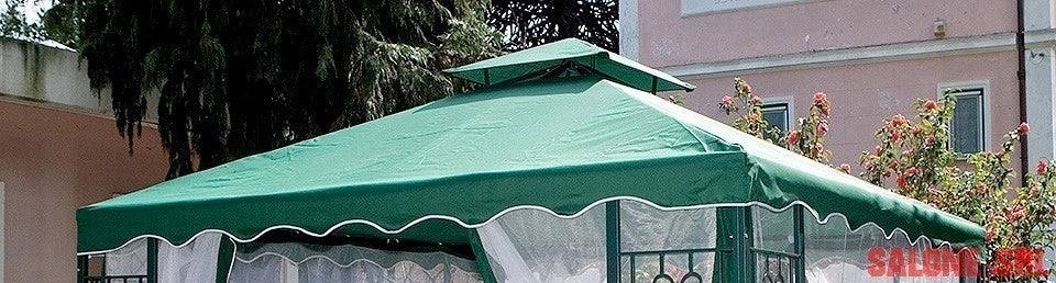 RICAMBIO TOP COPERTURA PER GAZEBO 3137 COLORE BIANCO MT.3X3 CON AIR VENT