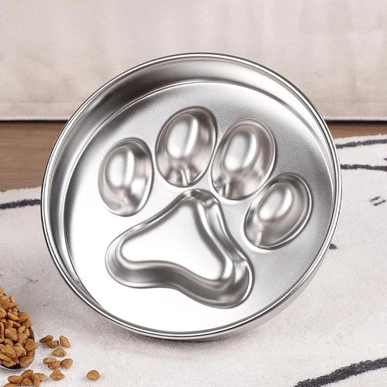 Bassa velocità ciotola per cani - Ciotola per alimenti profonda per animali domestici - Adatta per cani e gatti di taglia media e grande