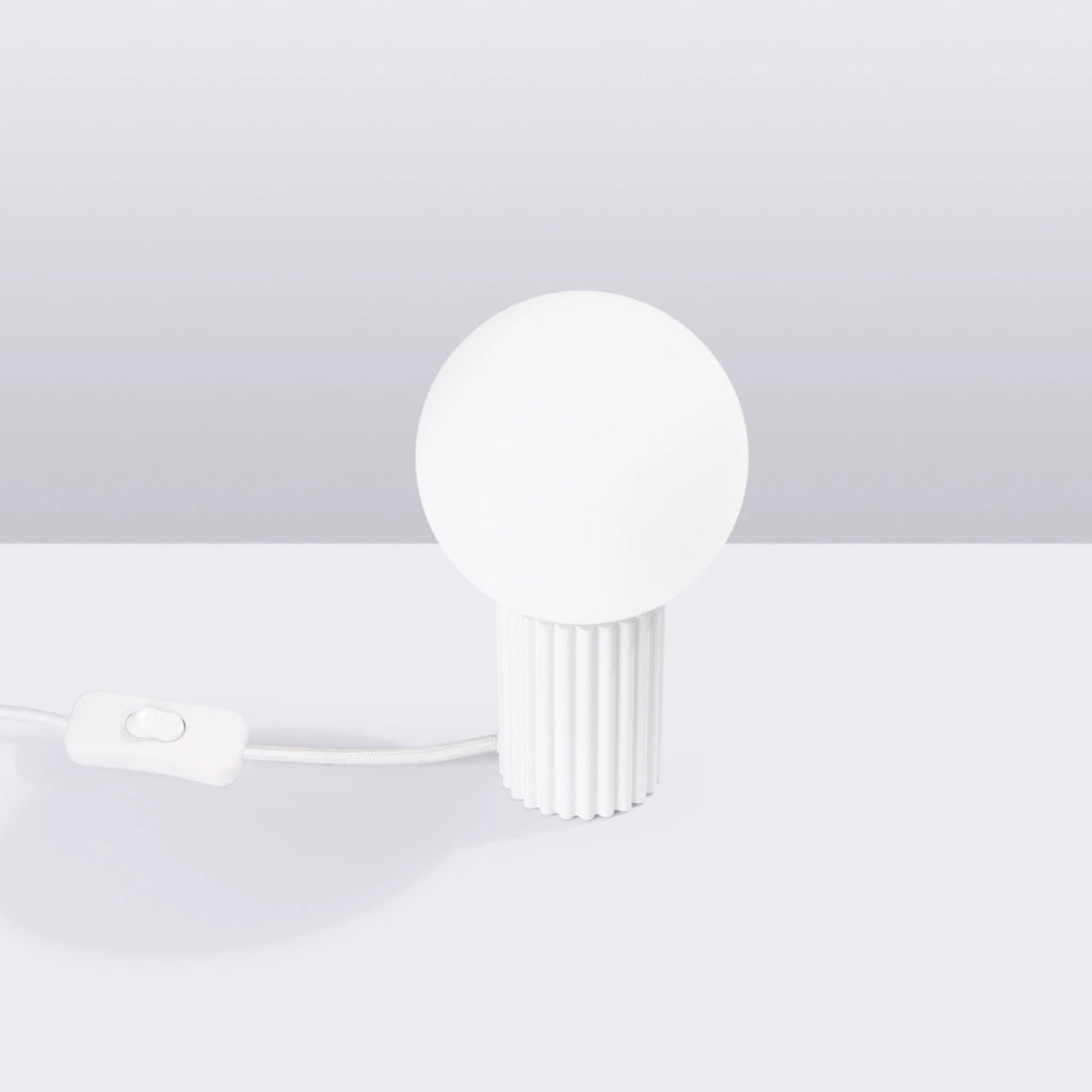 Lampada da tavolo HALO bianco