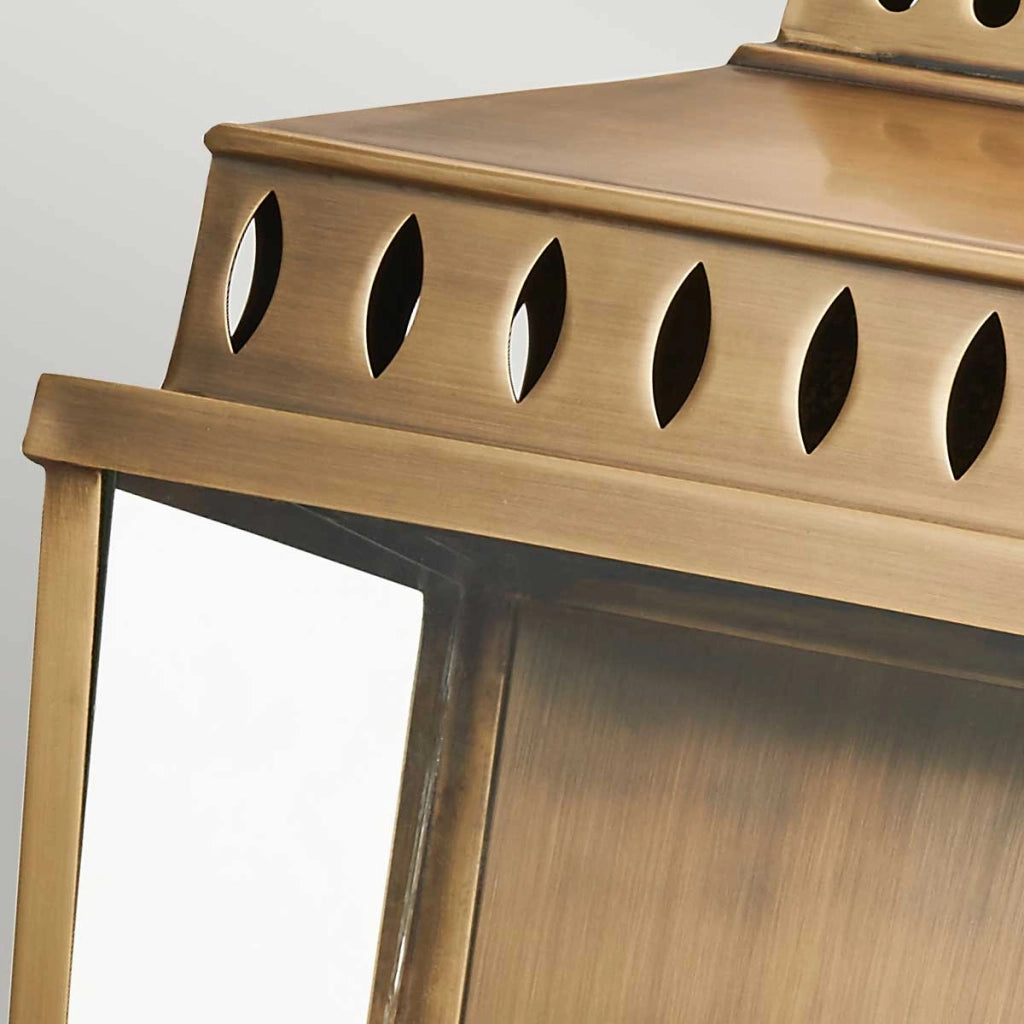 Applique esterna ottone anticato E27 IP44 Elstead Mansion