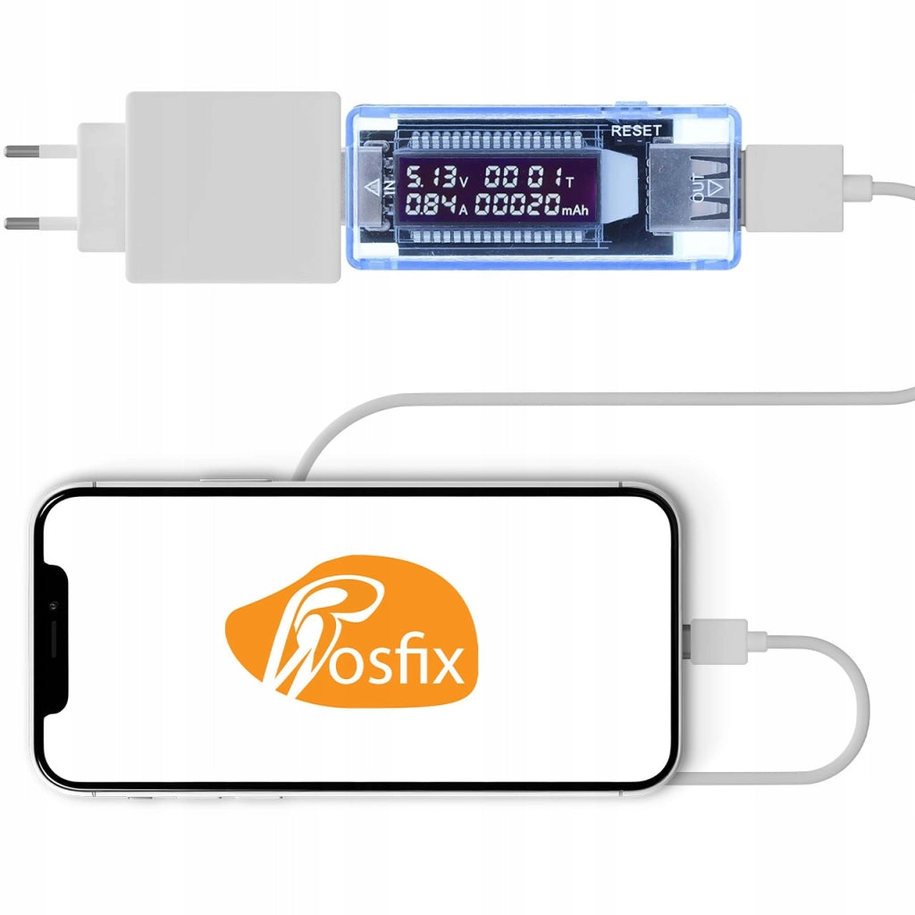 Tester USB Voltamperometro KEWEISI KWS-V20 – Alta Precisione, Display LCD | Misura 4V-20V, 0A-3A