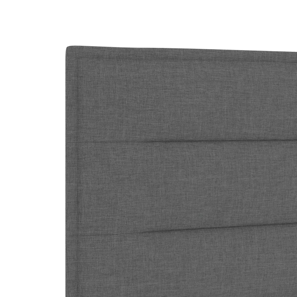 Testiera Grigio scuro 160 cm Tessuto 3337692