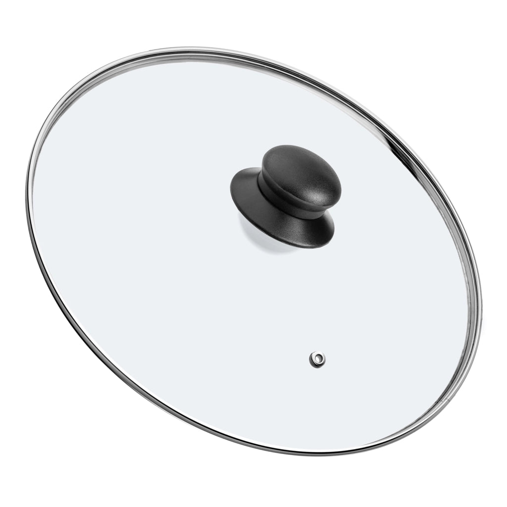 Set di 2 coperchi in vetro KADAX da 30 cm, resistenti al calore, per pentole e padelle.