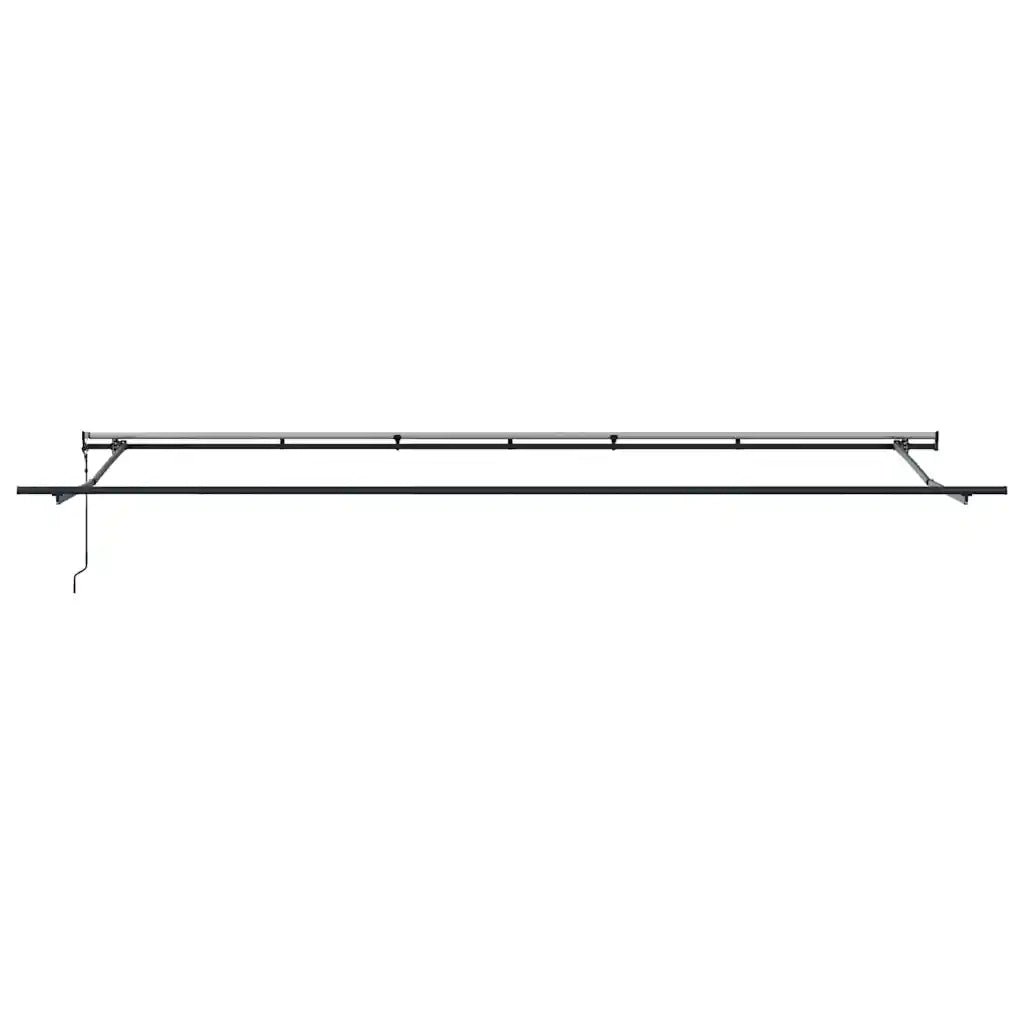 Tenda da Sole Antracite 6 × 3,5 m Metallo 313258