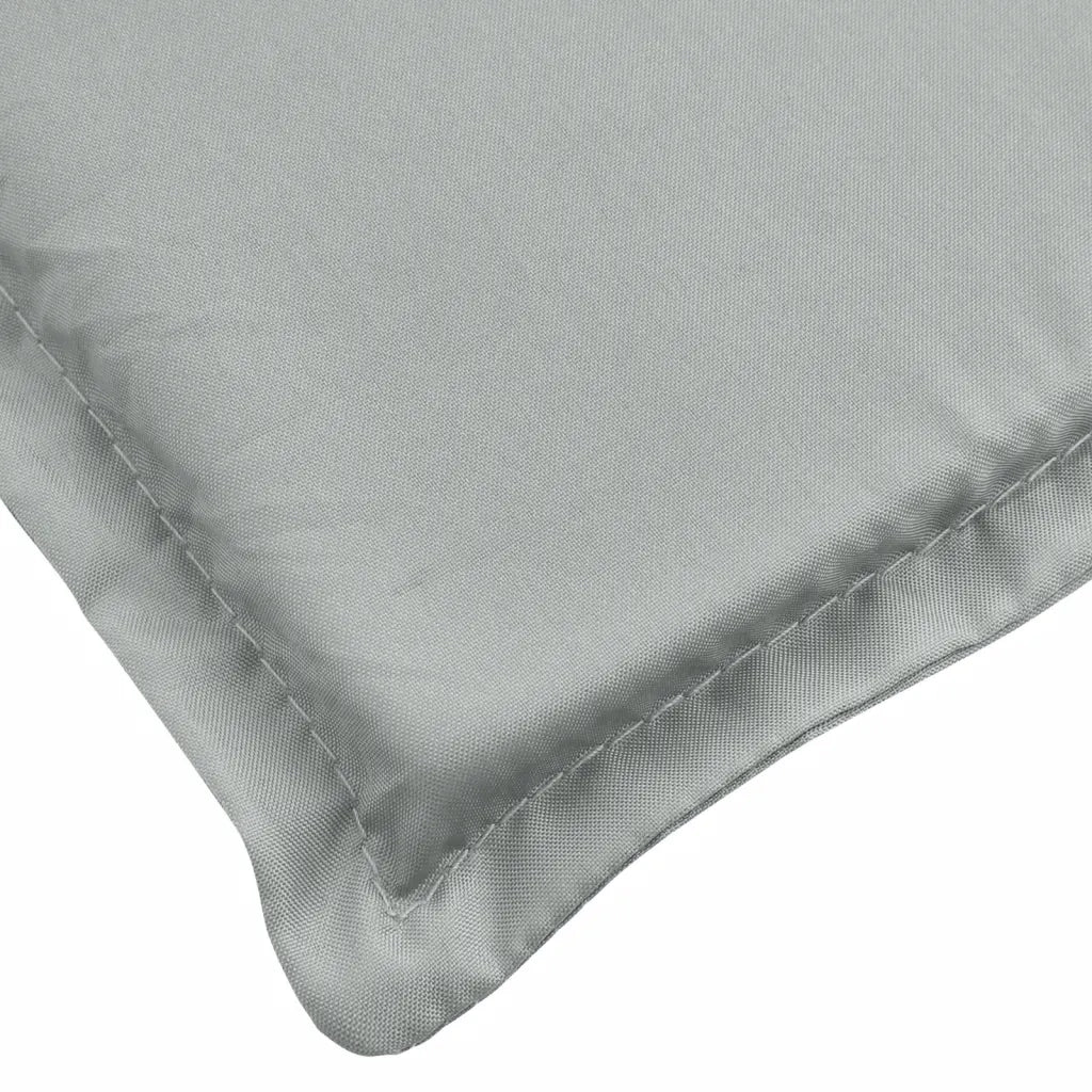 Cuscino Panca Giardino-Cuscini per panchina da esterno Grigio Chiaro M¨¦lange 180x50x7cm Tessuto