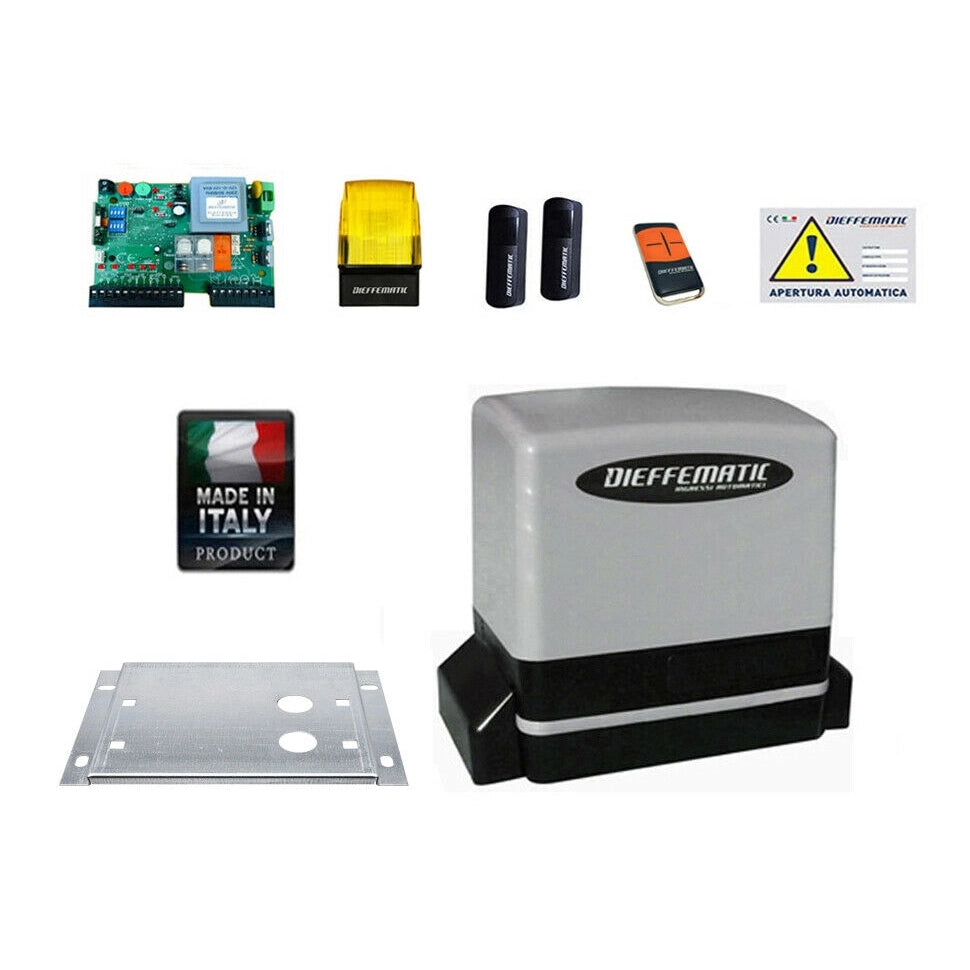KIT AUTOMAZIONE CANCELLO AUTOMATICO SCORREVOLE 900KG 230V TERAMO L'AQUILA MILANO