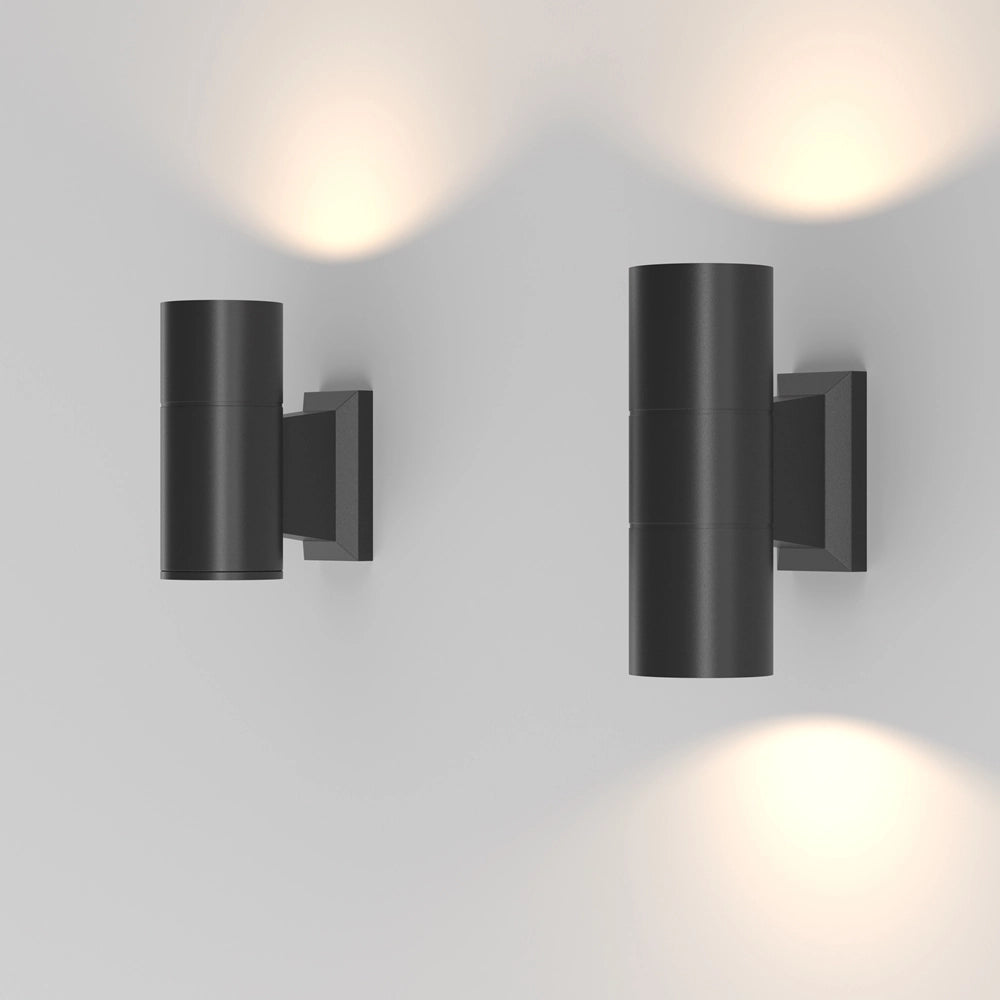 Maytoni Bowery applique esterna nera 2xGU10 IP54 18cm