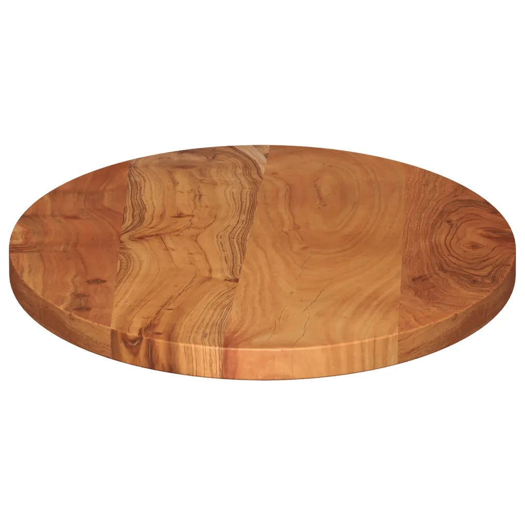 Piano Tavolo 120x50x3,8 cm Ovale in Legno Massello di Acacia 370814