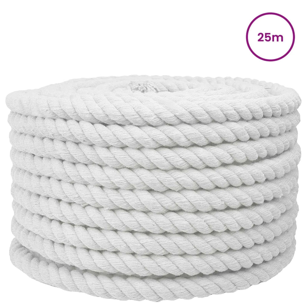 Corda Bianco 2 x 2 x 2500 cm Cotone 42011873