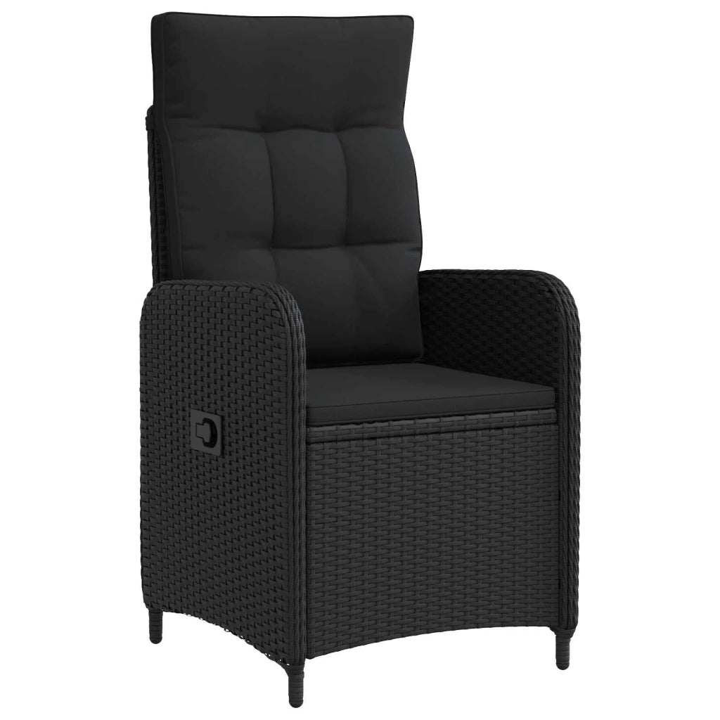 Set Lounge da Giardino 2 pz Nero 3422346