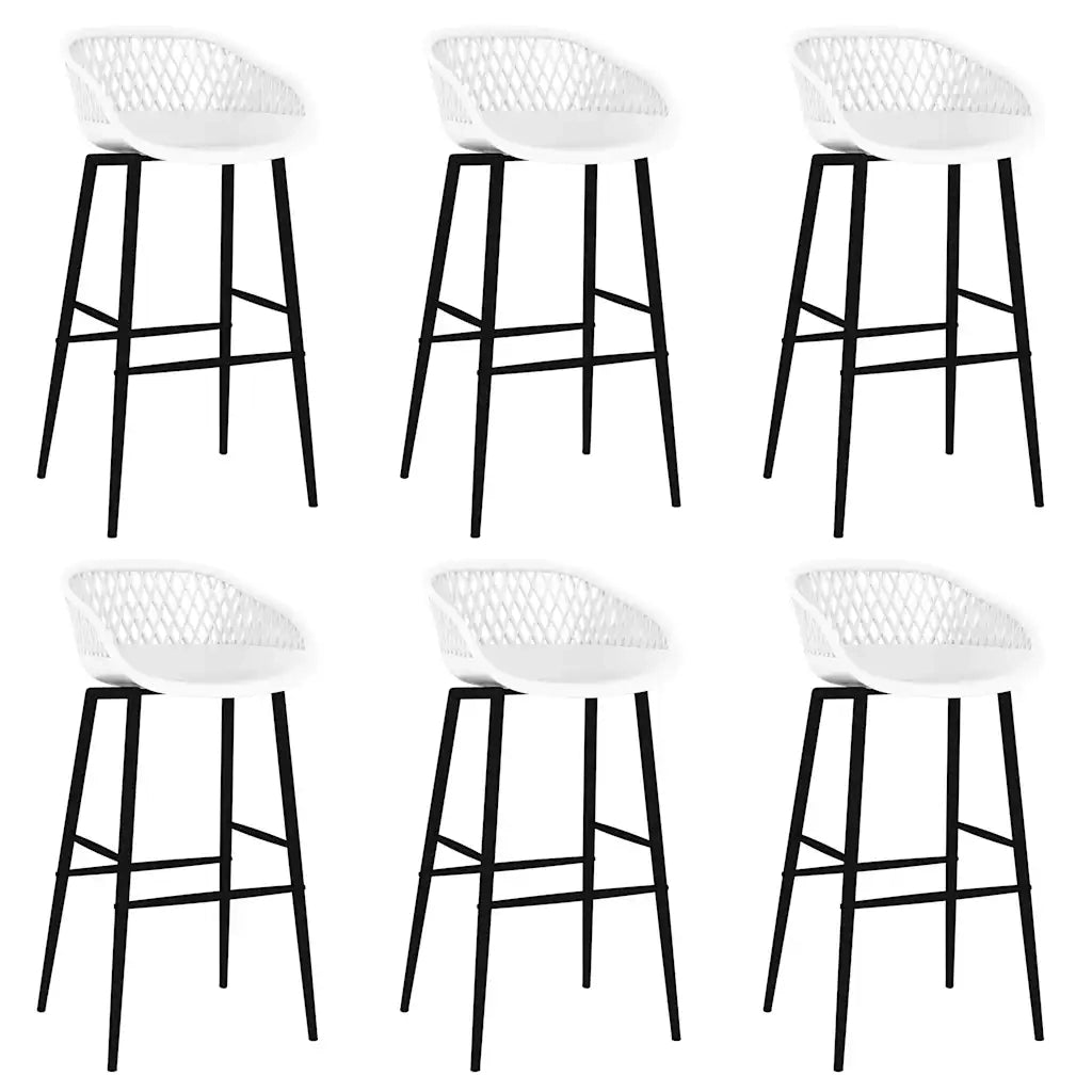 Set da Bar 7 pz Nero e Bianco 3057390