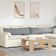 Cuscini da Divano 2 pcs Grigio chiaro 145 x 40 cm Tessuto 42013825