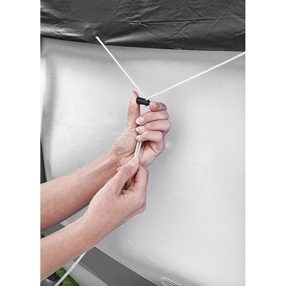 Trade Shop - Telo Di Copertura Per Piscina Fuori Terra Da 457 Cm Con Fori Di Drenaggio 58038 -